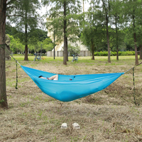 Hamac de jardin Double randonnée Camping ultraléger Chaise balançoire pliable Hamac Vente en gros Hamac parachute en nylon pour l'extérieur