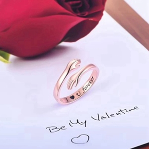 Fashion Hug <strong>Rings</strong> Adjustable Open <strong>Ring</strong> Women Personality Creative Love Hug <strong>Ring</strong> Lover <strong>Mother</strong> <strong>and</strong> <strong>Daughter</strong> Jewelry - Product Image 5