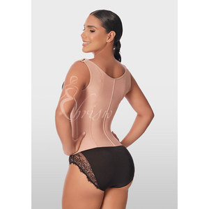 Chaleco Moldeador Con Broches Stijlvolle Fajas Colombianas Gevormde Vet Verstelbare Corset Tailletrainer Met Schouder - Product Image 6