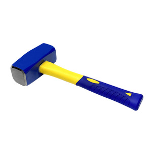 Marteau à clous <span class=keywords><strong>de</strong></span> qualité industrielle avec manche en plastique, forme ronde, poignée profilée, personnalisable, OEM, marteau à pierre - Product Image 2