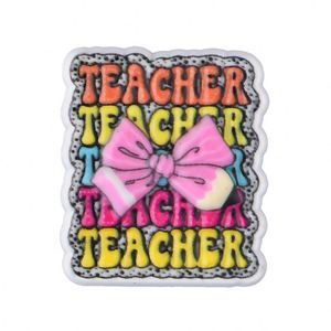 ชาร์มรองเท้าครูสีดำยอดนิยมปี 2025 สำหรับเด็ก ขายส่ง ชาร์มรองเท้าครูสำหรับตกแต่งรองเท้า ชาร์มรองเท้าครูสำหรับใส่<span class=keywords><strong>รองเท้า</strong></span>คล็อก - Product Image 4