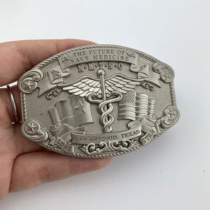 Design Your Own Private Silver Plating Custom Letter Logo Alloy Brand Name Plate <b>Belt</b> <b>Buckles</b> Nickel Free - Product Image 2
