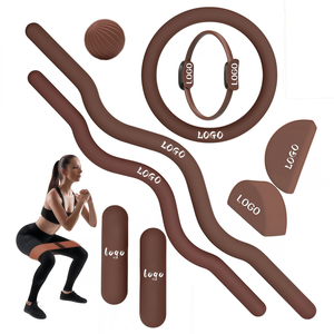 Set di Pesi Regolabili per Caviglie e Polsi, Anello di Potenza, Barra, Manubri in Silicone, <span class=keywords><strong>Tappetino</strong></span> <span class=keywords><strong>Yoga</strong></span> per Palestra Domestica, Fitness, <span class=keywords><strong>Yoga</strong></span>, Pilates - Product Image 1