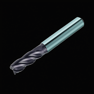 Fraise à queue en carbure Ttake Ta1430, revêtement Nano TiAlN, hélice 36-38 degrés, 4 dents - Product Image 3