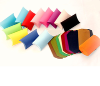 Oreiller en forme de coussin imprimé personnalisé, boîte de bonbons en carton, design attrayant à la mode