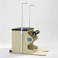 Chaise de Pilates Wunda en bois d'érable écologique avec poignées combinées et équipement de yoga pour studio de Pilates et salle de sport
