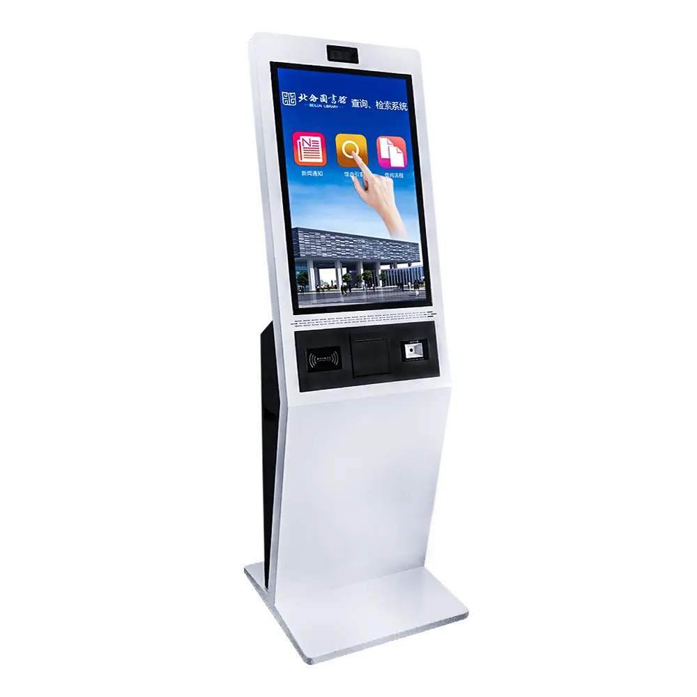 Máy Đặt Hàng Màn Hình Cảm Ứng 32 Inch Kiosk Tự Đặt Hàng Thực Phẩm Kiosk Đặt Hàng Nhà Hàng Kiosk Kỹ Thuật Số Kèm Máy In