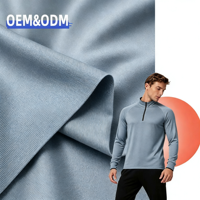 Muestra Gratuita de Fábrica, Tela de Forro Polar 100% Poliéster con Unión Interlock, 250 g/m², para Chaquetas de Invierno y Ropa de Exterior