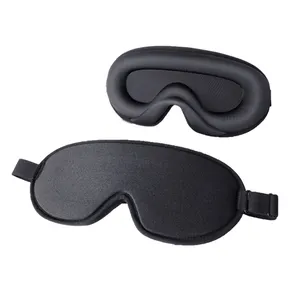 โฟมหน่วยความจำที่กำหนดเองที่ไร้รอยต่อสเตอริโอที่ถอดออกได้นอน Blackout 3d Sleep Eye Mask