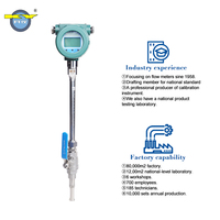 KY TGK100 Thermal Mass Gas Flow Meter No Pressure Loss for Compressed Air and Industrial Gas Monitoring