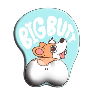 Repose-poignet chauffant 3D en gel écologique personnalisé, tapis de <span class=keywords><strong>souris</strong></span> de jeu en silicone avec dessin animé - Product Image 2