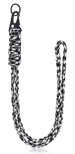 Cordon de parapluie en polyester tressé robuste, léger, à suspendre au cou, porte-clés pour hommes et femmes, pour survie en extérieur, appareil photo, portefeuille, collier - Product Image 4