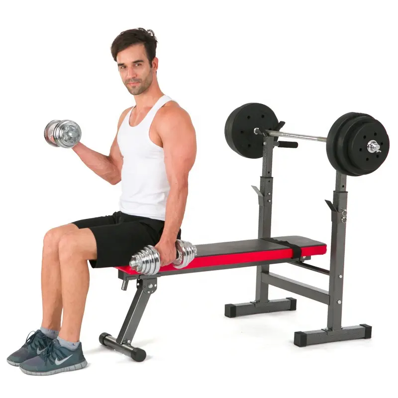 Gym Fitness Gewichtheffen Bench Verstelbare Platte Gewicht Bankdrukken Borst Machine Platte Gewichtheffen Bench