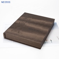 Boîtes de rangement en bois pour ordinateur portable de luxe en cuir PU OEM Boîte cadeau de mariage USB Zodiac Cartes de collection Boîtes d'emballage cadeaux