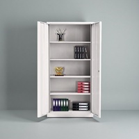 Armoire de classement en acier métallique durable et robuste, armoire d'archives de bureau moderne et minimaliste avec tiroirs