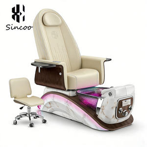 Sillón de Masaje Eléctrico de Lujo para Salón de Uñas y Spa, con Diseño Personalizado, Masaje Táctil Humano y Bomba de Chorro para Pedicura - Product Image 4