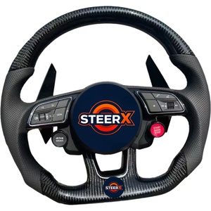 Volante de Fibra de Carbono Personalizado Compatible con <span class=keywords><strong>Audi</strong></span> <span class=keywords><strong>A1</strong></span> A3 A4 A5 A6 A7 <span class=keywords><strong>RS</strong></span> R8 RS3 C7 Q5 Q7 S3 8V B8 B9 S4 Q3 Q8 TT - Product Image 1