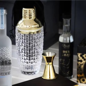 Shaker en verre moderne <span class=keywords><strong>Bossa</strong></span> <span class=keywords><strong>Nova</strong></span> de 400 ml avec shaker de barman pour Martini - Product Image 3