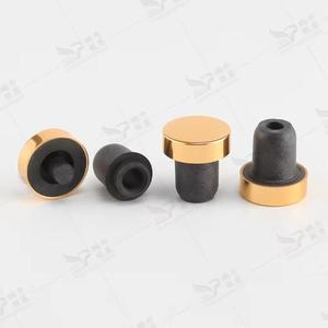 Tổng hợp nút chai cho chai rượu vang Stopper nhôm Top <span class=keywords><strong>cap</strong></span> Bìa biểu tượng tùy chỉnh Bạc nhựa rượu chai giấm chai dầu - Product Image 2