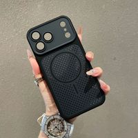 Nouvelle coque de protection magnétique respirante en nid d'abeille pour iPhone 18/17/16 Pro Max, dissipation thermique et respectueuse de la peau