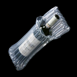 Protecteur gonflable de bouteille de vin pour le matériel d'emballage de sac de colonne d'air de coussin de bulle de voyage et d'expédition - Product Image 2