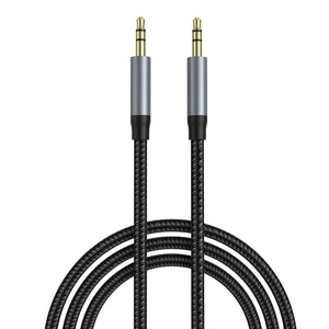 <span class=keywords><strong>Cable</strong></span> <span class=keywords><strong>de</strong></span> Audio Estéreo Trenzado AUX <span class=keywords><strong>de</strong></span> 3.5mm a 3.5mm, Macho a Macho, para Auriculares y Uso Exterior - Product Image 2