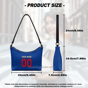 Custom New Buffalo Color PU Shoulder Bag America <strong>Football</strong> Teams Underarm Zipper Bag Commuter Bag <strong>Christmas</strong> <strong>Gift</strong> Quality Cheaper - Product Image 2