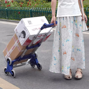 Carretilla <span class=keywords><strong>de</strong></span> Plataforma Plegable Industrial <span class=keywords><strong>de</strong></span> Aluminio OEM, Carretilla <span class=keywords><strong>de</strong></span> <span class=keywords><strong>Mano</strong></span> y Trolley con 2 Ruedas, Vagoneta para Camping - Product Image 6