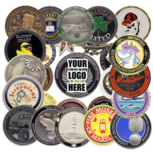 Fábrica de China, oro personalizado, esmalte suave, aleación de Zinc, 3D, 2D, monedas de desafío, moneda conmemorativa personalizada con borde - Product Image 6