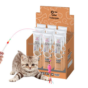 Proveedor de Alimentos para Mascotas OEM ODM, Palitos de Golosinas para Gatos en Caja de 15g, Personalizables, Varios Sabores, Alimento Húmedo para Gatos - Product Image 1