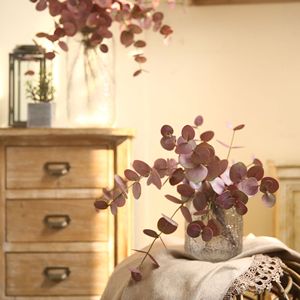 Hojas de Eucalipto Artificiales de Seda y Plástico de Tacto Realista, de 50 cm, con un Solo Tallo, para Decoración del Hogar, Hoteles, Cafeterías, Arreglos Florales - Product Image 6