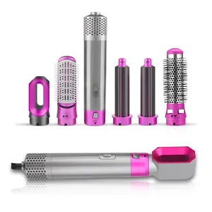 Hair Dryer Brush 5 In 1 Hair Blower Brush Hot Air Styler Comb One Step Hairdryer Electric Blowing Hair Dryer Auto Curling Iron