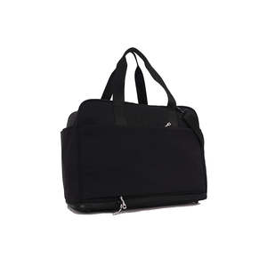 Sac à bagages noir élégant, grand compartiment de rangement pliable pour vêtements légers, nouveau sac de voyage stratifié - Product Image 1