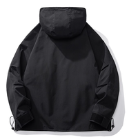 Hiver Chaud Mode Hommes Casual Coupe-Vent Bomber Jacket Manteau Automne Extérieur Imperméable Veste Sport Coupe-Vent Sweat à capuche Homme