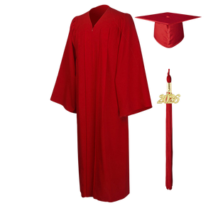 Togas y birretes de graduación universitarios tejidos al por mayor, uniformes escolares - Product Image 4