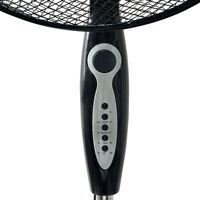 Ventilateur sur pied oscillant électrique 16 pouces à télécommande, silencieux, en plastique, pour usage intérieur, à faible consommation d'énergie - Offre Spéciale