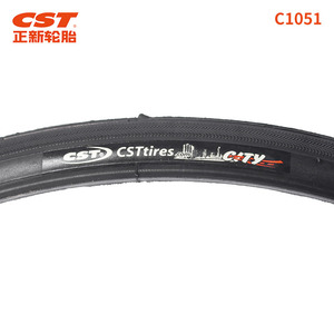 Neumático de bicicleta Cst Cheng Shin C1051 24x1 para ciclismo de carretera, tubo interior con aro de alambre duradero - Product Image 4
