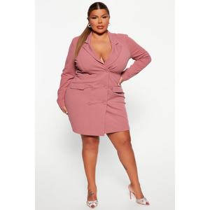 Nuevo Diseño, Estilo Personalizado, Blazer Formal de Manga Larga, Cuello en V Bajo, Bolsillos Falsos, Traje de Negocios para Mujer - Product Image 5