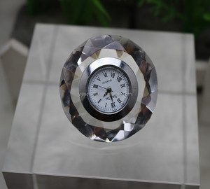 Adorno de reloj de diamante de cristal para decoración/cronometraje/pisapapeles - Product Image 3