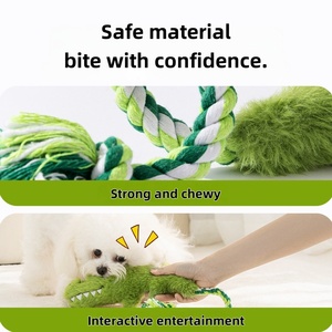 Teddy Kleine Hond Huisdier Speelgoed Met Katoenen Knopen Voor Het Trainen Van Honden Om Geluiden Te Maken, Slijpen Hun Tanden En Bestand Tegen Bijten - Product Image 4