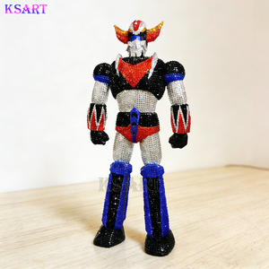 Figura Decorativa Hecha a Mano con Diamantes de Imitación, Diseño de Dibujos Animados Japoneses, Dios Demonio Gu Long Ta Sha - Product Image 4
