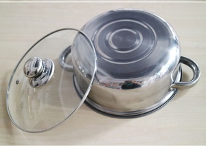 高品质 5 件套不锈钢炊具套装，带不粘锅钢盖，可爱经典设计，环保，适合家庭使用 - Product Image 3