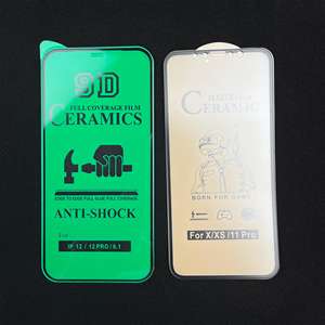 Película de pegamento completo Flexible Anti-Scratch 9d Película de cerámica Anti-choque Protector de teléfono de cerámica para <span class=keywords><strong>Iphone</strong></span> 17 Pro Max 16 - Product Image 3