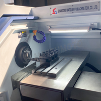 Torno CNC Mini Horizontal de un Solo Husillo CK0640 con Control GSK y Alimentador de Barras, Capacidad Media para Corte de Metal