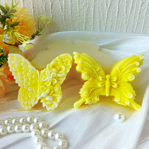 Hoa J10-376 bướm handmade hương liệu nến Silicone khuôn DIY bướm trang trí nhỏ giọt thạch cao khuếch tán đá - Product Image 4