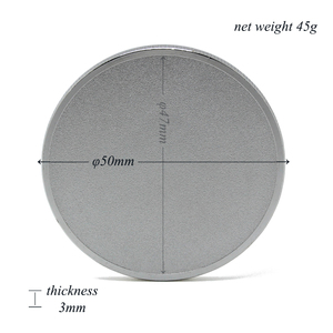 Pièce de monnaie vierge de 50 mm en métal, épaisse, avec bord décoratif à facettes de 5 cm, usinée CNC, personnalisable, pour gravure laser DIY, vente en gros - Product Image 2