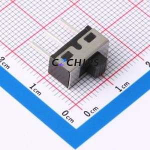 HX SS12D10G3 Slide Switch Through hole-3P,6.7x12.7mm Switch Single Pole Double Throw Rectangle Pin Header PC Pin 12.7mm - Product Image 1