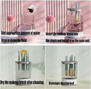 Tốt Nhất Sản Phẩm Bán Chạy Điện Bàn Chải Điện Cleaner Máy Tự Động Trang Điểm Bàn Chải Cleaner Trang Điểm Bàn Chải Công Cụ - Product Image 4