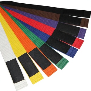 Nuevo Cinturón de Karate Unisex Personalizado de Algodón Elástico para Entrenamiento y Combate, Cinturón de Artes Marciales Antideslizante con Nudo, Cinturón de Taekwondo Dobok - Product Image 3