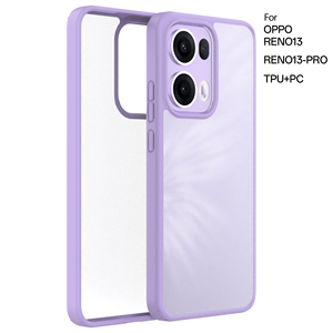 Soonleader Lai Rõ Ràng PU PC Cover Quay Lại Anti-Thả Điện Thoại Di Động Trường Hợp Đối Với Oppo Reno 13/13 Pro Mô Hình - Product Image 1